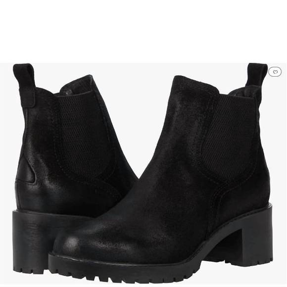 NEW ERIC MICHAEL women trento waterproof chelsea boot in black - Picture 1 of 1